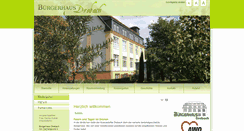 Desktop Screenshot of buergerhaus-drebach.de